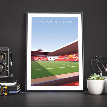 Sunderland Stadium Of Light Poster, 4 of 8