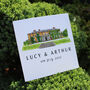 Personalised Wedding Venue Portrait Greeting Card, thumbnail 1 of 5