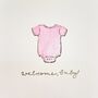 New Baby Girl / Boy Hand Painted Card, thumbnail 3 of 4