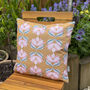 Water Resistant Garden Outdoor Cushion Lotus Flower Mustard, thumbnail 4 of 4