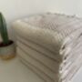 Zigzag Design Cream Soft Sofa Throw, thumbnail 5 of 10