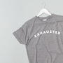 'Exhausted' Men's T Shirt, thumbnail 1 of 4