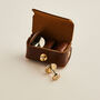 Francis Bronze Cufflinks With Personalised Pouch, thumbnail 4 of 7