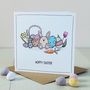 Easter Bunny, Personalised Card, thumbnail 1 of 3