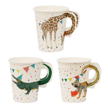 Safari Party Animal Paper Cups Eight Pack, 2 of 3