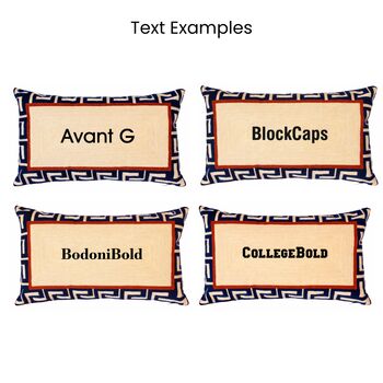 Personalised Embroidered Pillow, 3 of 12