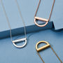Personalised Curve Bar Stack Necklace, thumbnail 7 of 9