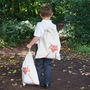 Personalised Finley Fox Organic Cotton Backpack, thumbnail 2 of 6