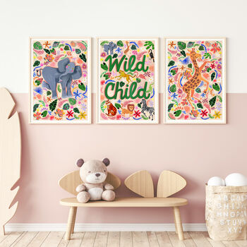 Wild Child Safari Kids Print, 6 of 10