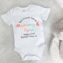 First Mother's Day Best Friends Forever Personalised Babygrow, thumbnail 4 of 9