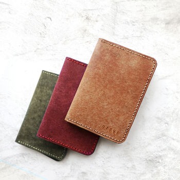 Olive Fold Wallet – “Emergency Pizza Fund”, 3 of 3