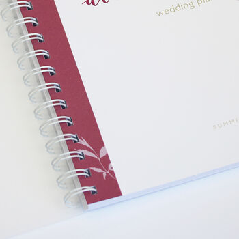 Personalised Floral Wedding Planner Handbook, 8 of 9