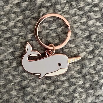 Narwhal Keyring Or Bag Charm, 6 of 10