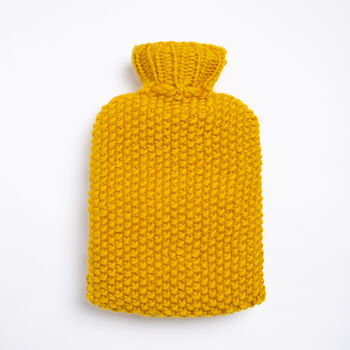 Hot Water Bottle Cover Easy Knitting Kit, 4 of 10