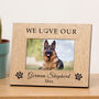 Personalised Dog Wooden Picture Frame, thumbnail 3 of 4