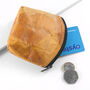 Vegan Leaf Leather Coin Purse, thumbnail 4 of 7