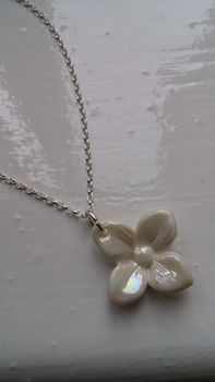 Flower Pearl Necklace, 4 of 6