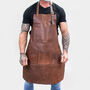 Personalised Multi Pocket Full Grain Leather Apron, thumbnail 1 of 8