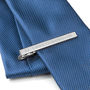 Personalised Rhodium Plated Tie Clip, thumbnail 2 of 7
