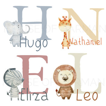 Safari Fun Childrens Personalised Money Box, 3 of 4