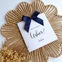 Usher Proposal Card, Handmade Bow Proposal Card, Classy Wedding Proposal Card, thumbnail 1 of 3