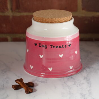 Handmade Personalised Dog Treat Jar, 4 of 8