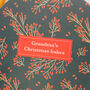 Personalised Christmas Floral Tin Gift For The Home, thumbnail 6 of 6