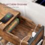 Slim Side Table With Charging Station Usb Ports, thumbnail 8 of 12