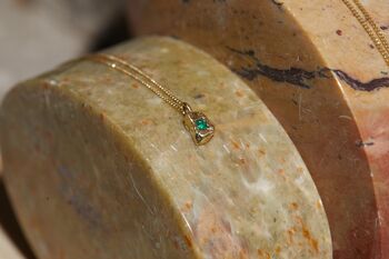 Emerald Rock Necklace, 2 of 3