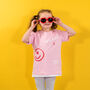 Children's Personalised Name Scribble Smiley T Shirt, thumbnail 7 of 9