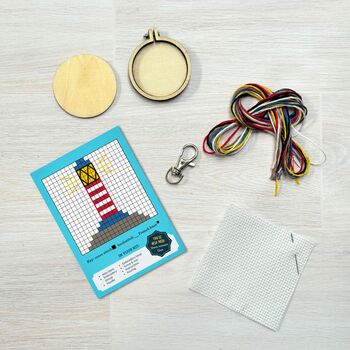 You Light The Way! Mini Matchbox Cross Stitch Kit, 7 of 12