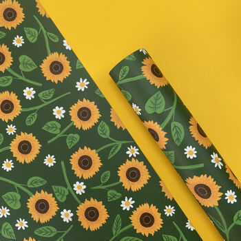 Sunflower Wrapping Paper, 4 of 11