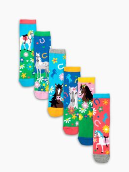 United Oddsocks Giddy Up Girls Gift Box Set, 2 of 5