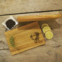 Dogs Lovers Personalised Chopping Oak Board, thumbnail 3 of 8