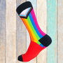 Lgbtq+ Progress Pride Rainbow Socks, thumbnail 1 of 2