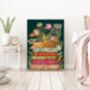 Emerald Green Botanical Book Stack, thumbnail 3 of 4