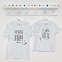 It Was Him/Her! Sibling Rivalry Babygrow And Tee Set, thumbnail 4 of 8