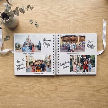 Personalised Disneyland Scrapbook Photo Album, 3 of 9