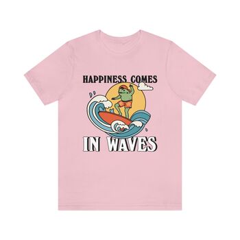 'Happiness Comes In Waves' Frog Surf Shirt, 9 of 9