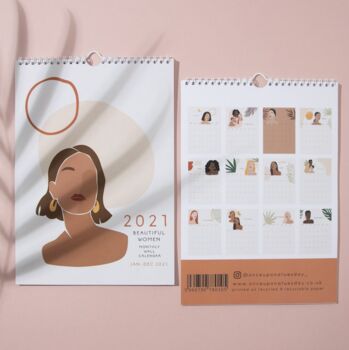 2022 Abstract Women Calendar, 2 of 9