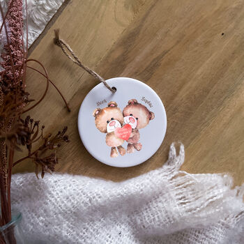 Personalised Couples Valentine's Candle Gift Set, 2 of 7