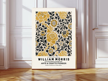 William Morris Set Of Two Yellow And Browns Art Prints, 3 of 4