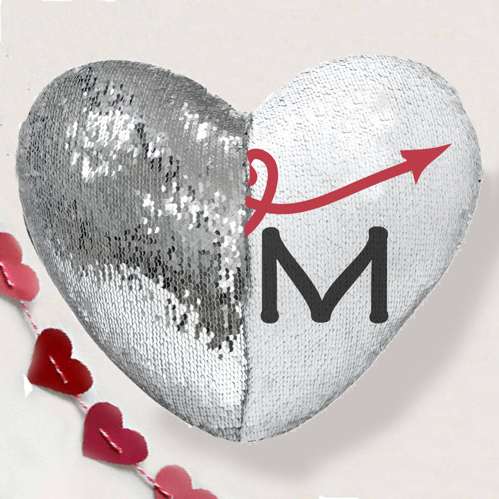 sequin hearts