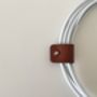 Personalised Leather Cable Organiser Tie, thumbnail 7 of 7