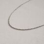 Stainless Steel Rope Chain Necklace, thumbnail 1 of 6