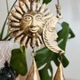 Hanging Brass Sun With Indian Bell Wind Chime, thumbnail 5 of 5