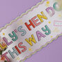 Personalised Party This Way Wall Mirror Sign, thumbnail 7 of 9