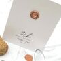 9th Copper Wedding Anniversary Personalised Card, thumbnail 4 of 5