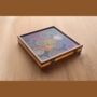Dual Tone Handmade Wooden Spice Box 16 Compartment, thumbnail 5 of 6
