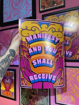 Manifest And You Shall Receive Poster Print, 2 of 3